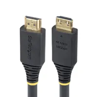 Startech.com HDMI2-CABLE-GRIP-7M hdmi a-típus kábel 7 m arany bevonatú érintkezők arc fekete
