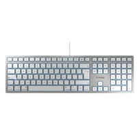 Cherry JK-1610GB-1 KC 6000 Slim Mac USB vezetékes 111 billentyűs 1,8 m ezüst #1