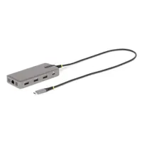 Startech.com 117B-USBC-MULTIPORT USB-C hárommonitoros multiport adapter 4K, Ethernet, 100 W PD, 0,6 m kábellel