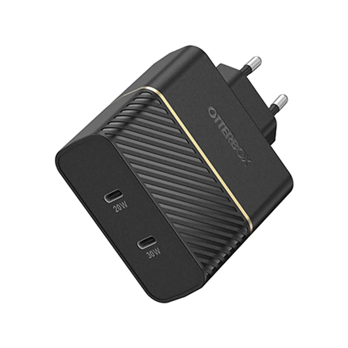 OtterBox 78-52724 fal töltő 50W 2x USB C PD Fekete #1
