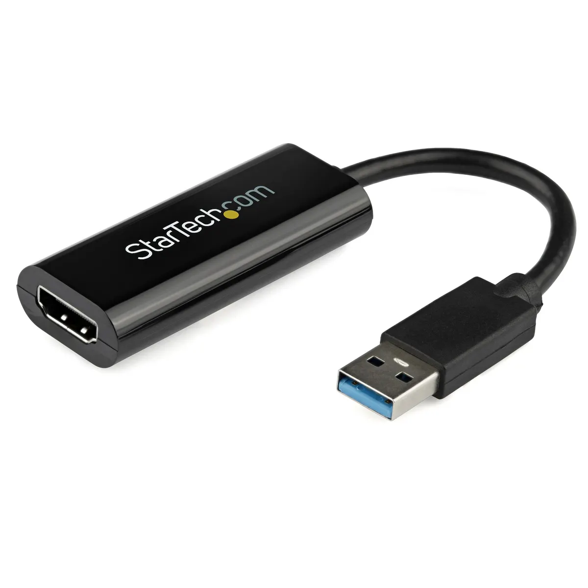 Startech.com USB32HDES USB 3.2 Gen 1 HDMI videókártya adapter USB A dugó fekete műanyag ház #1