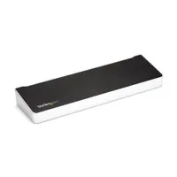 StarTech.com DK30CH2DEPUE dokkoló állomás USB-C host 100 W PD 2x DP és HDMI Ethernet 5 Gbit 5120x2880 fekete-ezüst