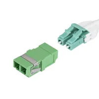 Startech.com DUPLEXLCAPCNOF duplex LC APC csatlakozó OS2 zöld