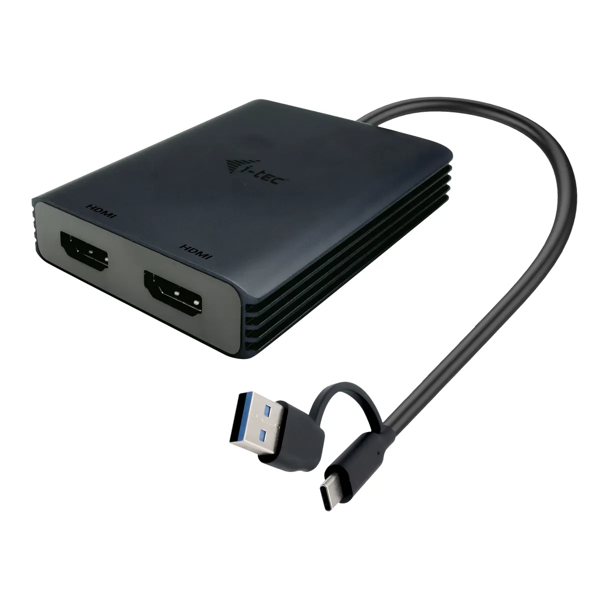 I-tec CADUAL4KHDMI usb a usb c 2x hdmi duál 4k hdmi videó adapter #1