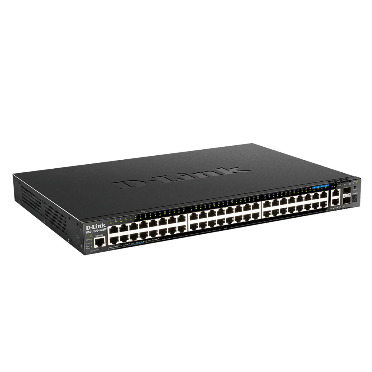 D-Link DGS-1520-52MP/E DGS-1520-52MP L3 44x1GbE PoE 4x2.5GbE PoE 2x10GbE 2xSFP+ #1