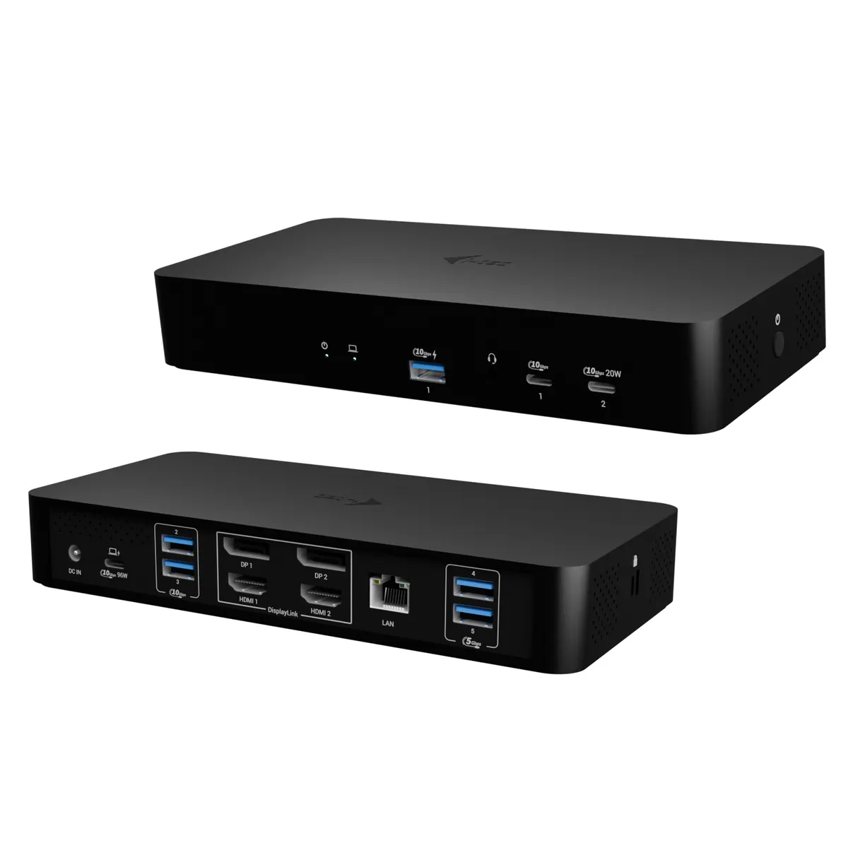 i-tec CAINTGDUAL4KDOCPD kettős kijelzős dokkolóállomás USB-C 100W PD 20V 10Gbps Ethernet 1Gbps Android iOS ChromeOS #1
