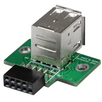 Startech.com USBMBADAPT2 2-portos USB alaplapkábel IDC USB 2.0
