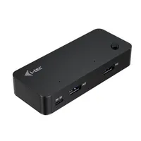 i-tec CAKVMHUB2A2C KVM hub 2x USB-C és 2x USB-A 3.0 USB 3.2 Gen 1 5 Gbps 1 m fekete