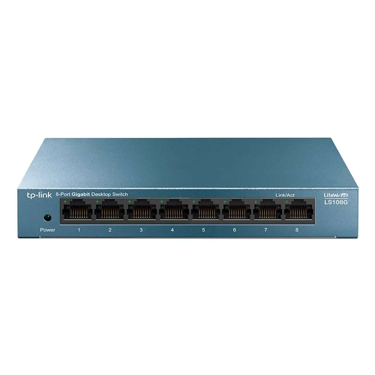 TP-Link LS108G LiteWave 8-portos gigabit asztali kapcsoló fémház plug-and-play #1