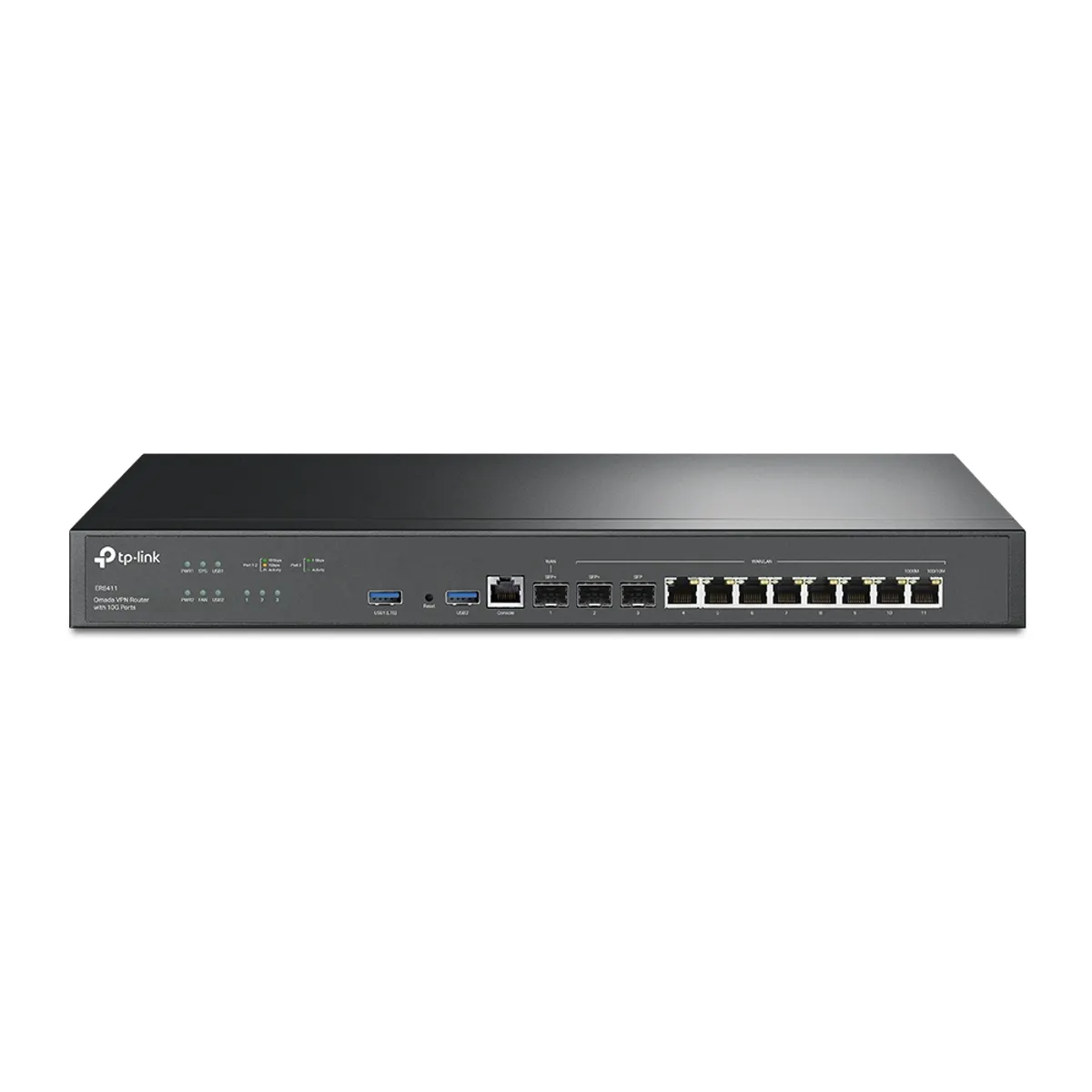 TP-Link ER8411 Omada útválasztó VPN 2x10G SFP WAN 1x1G SFP WAN-LAN 8x1G RJ45 WAN-LAN 2x USB #1