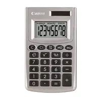 Canon 6649C001 LS-270L 8 számjegyű kijelző kalkulátor, elem-napelem, ezüst #1