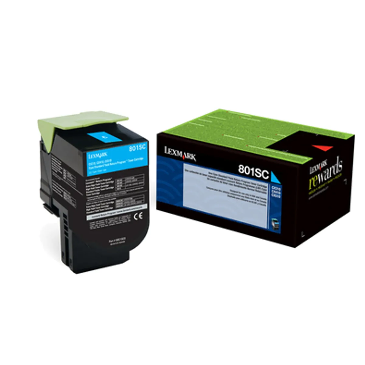 Lexmark 80C2SC0 802SC cián toner 2000 oldal CX310dn CX310n CX410de CX410dte #1