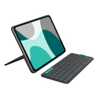 Logitech 920-013401 Flip Folio Graphite Bluetooth Északi kiosztás iPad Pro 11" (M4), iPad Air 11" (M2&M3), iPad Air 5th gen