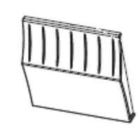 Zebra P1058930-007 előlap alsó panel készlet ZT420 #1