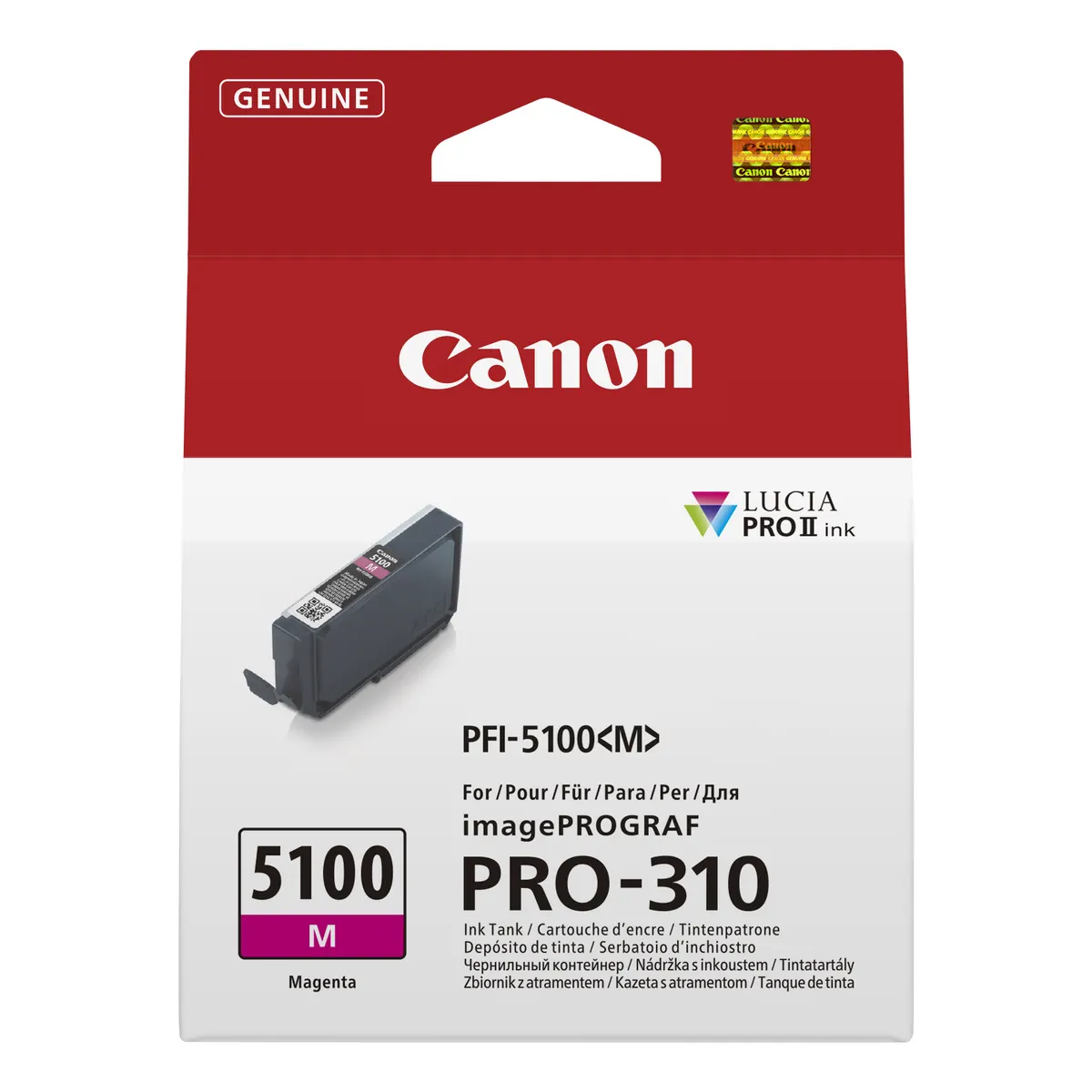 Canon 6954C001 PFI-5100 M tintapatron magenta 14,4 ml imagePROGRAF PRO-310 #1