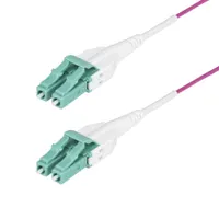 Startech.com OM4RLCLC2M OM4 Multimode fiber cable Uniboot LC-LC 2 m 50 um OFNR RISER #1