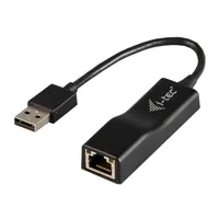 i-tec U2LAN USB 2.0 gyors Ethernet adapter Advance RJ-45 100 Mbit/s USB-tápellátású fekete