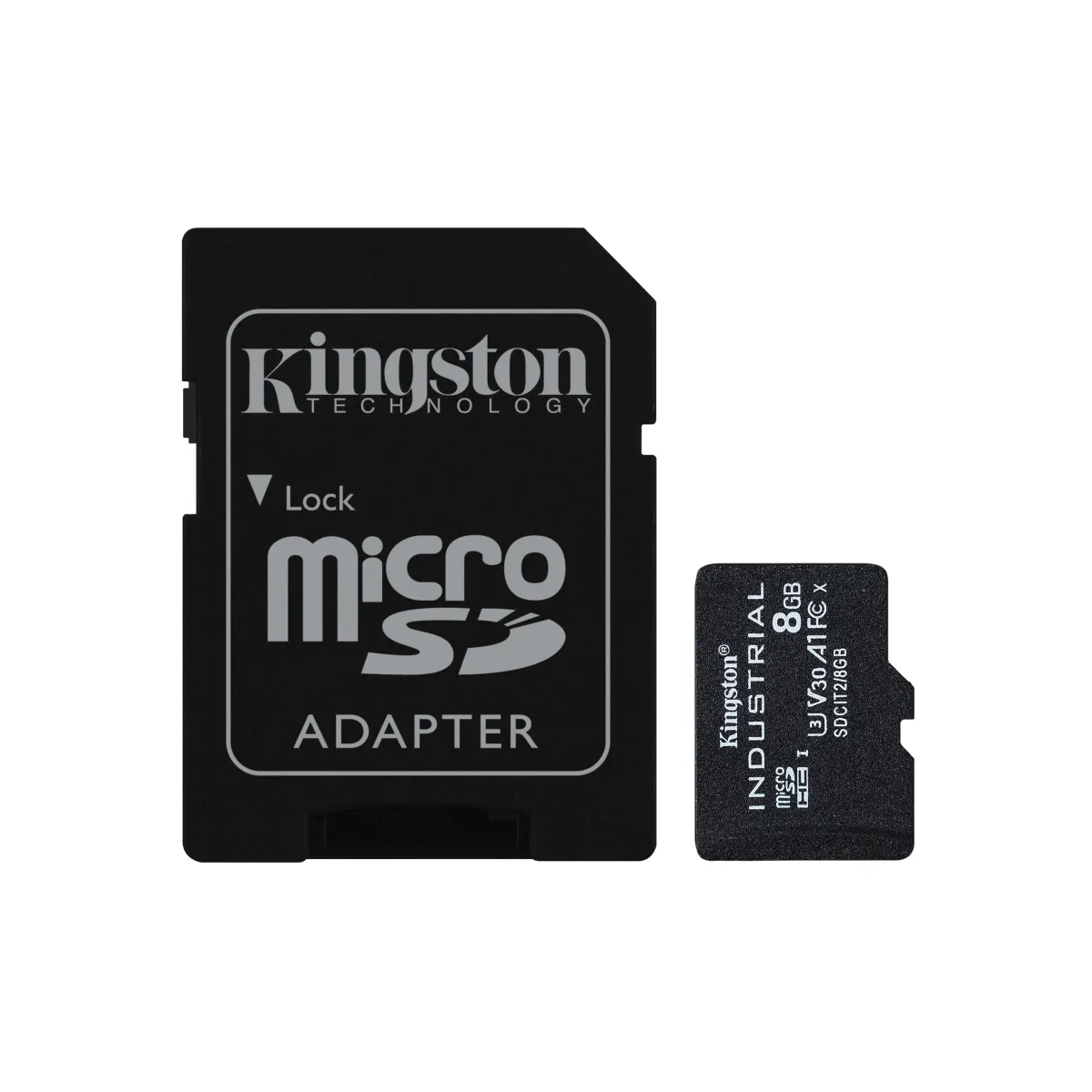Kingston SDCIT2/8GB Industrial microSDHC 8GB C10 UHS-I U3 V30 A1 pSLC #1