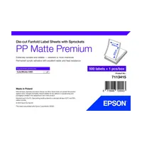 Epson 7113415 prémium matt öntapadós címke 20,3 cm szélesség 30,5 cm magasság 500 db