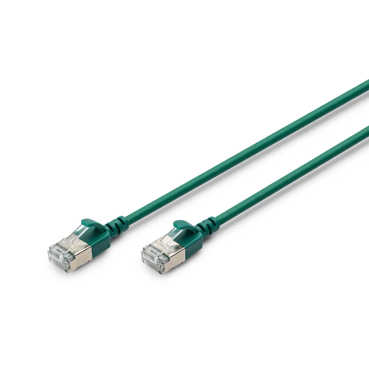 Assmann DK-1632-A-020S-G cat6a f-ftp patchkábel 2m RJ-45 zöld bronz arany érintkezők #1