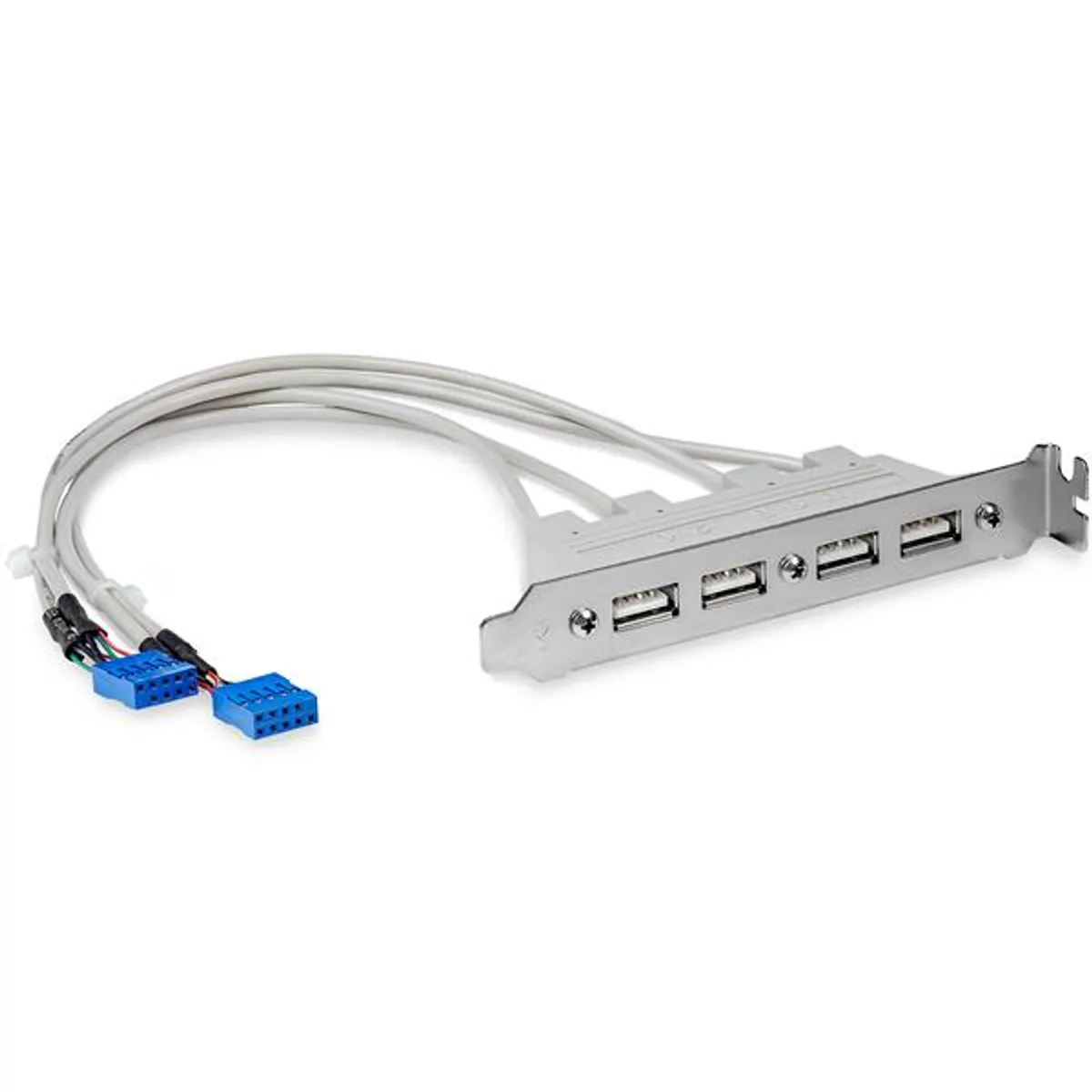 Startech.com USBPLATE4 4 portos USB hátlapi lemez 4x USB 2.0, 0,286 m #1