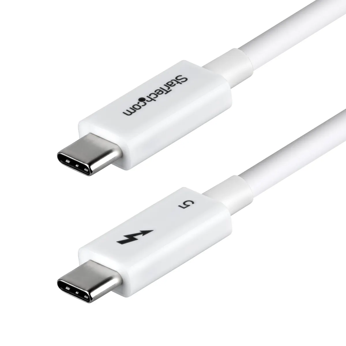 Startech.com TBLT5MM80CM240WWH Thunderbolt 5 kábel 0,8 m fehér 80 és 120 Gbps 8K60Hz 240W #1