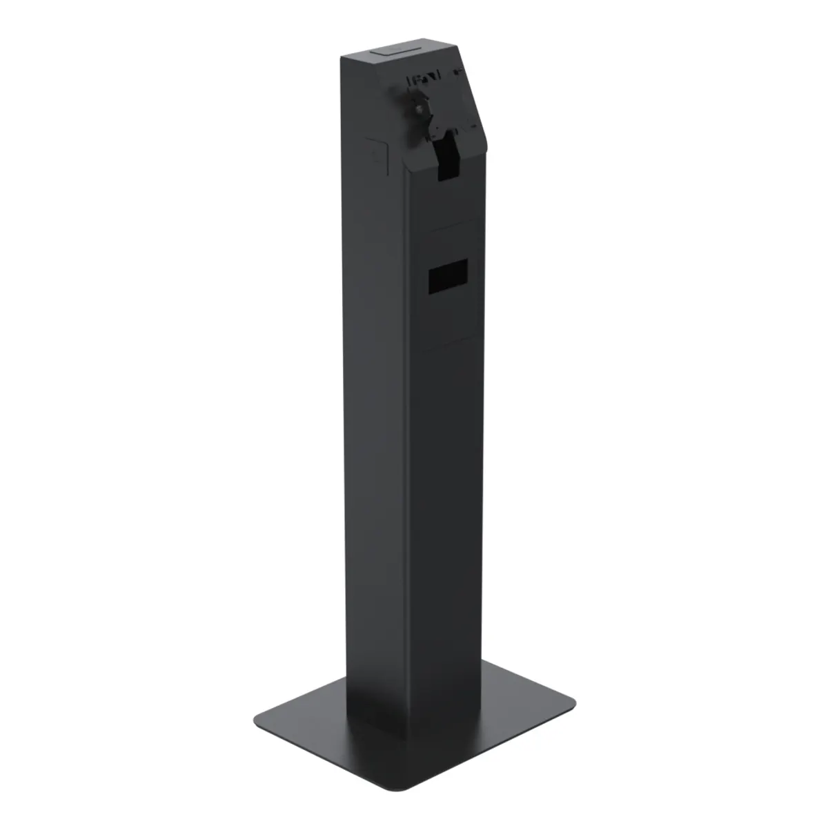 Ergonomic Solutions SPK400-17 SpacePole mini kiosk floorstand fekete fém 500x400x1290 mm #1