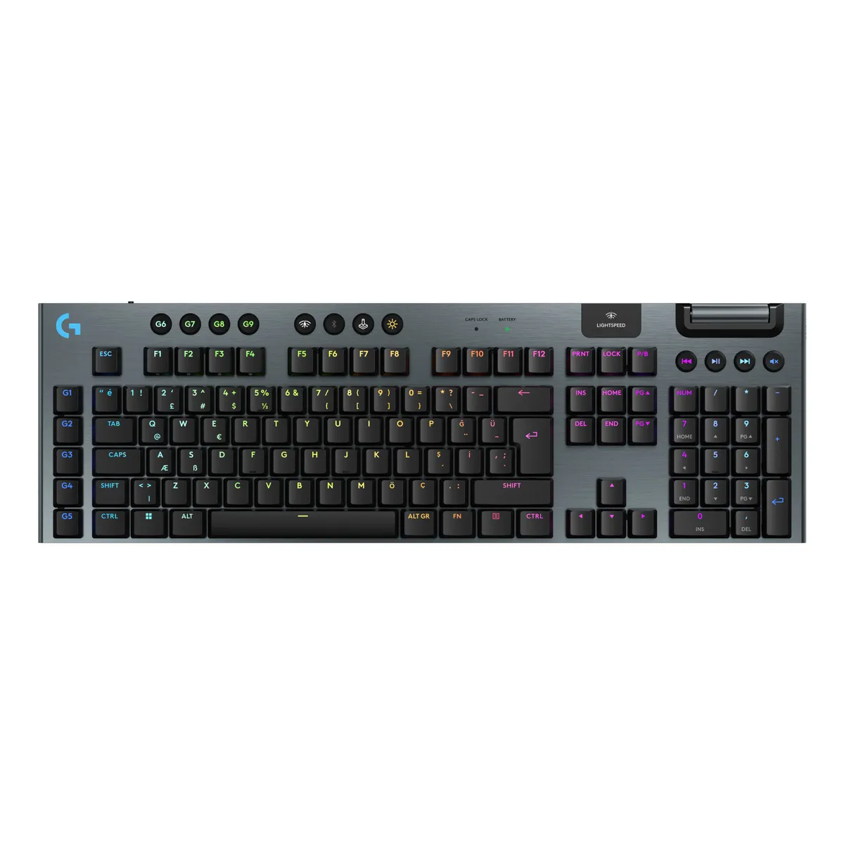 Logitech 920-012676 G915 X LIGHTSPEED Fekete, három üzemmódú csatlakoztatás, GL mechanikus kapcsolók #1