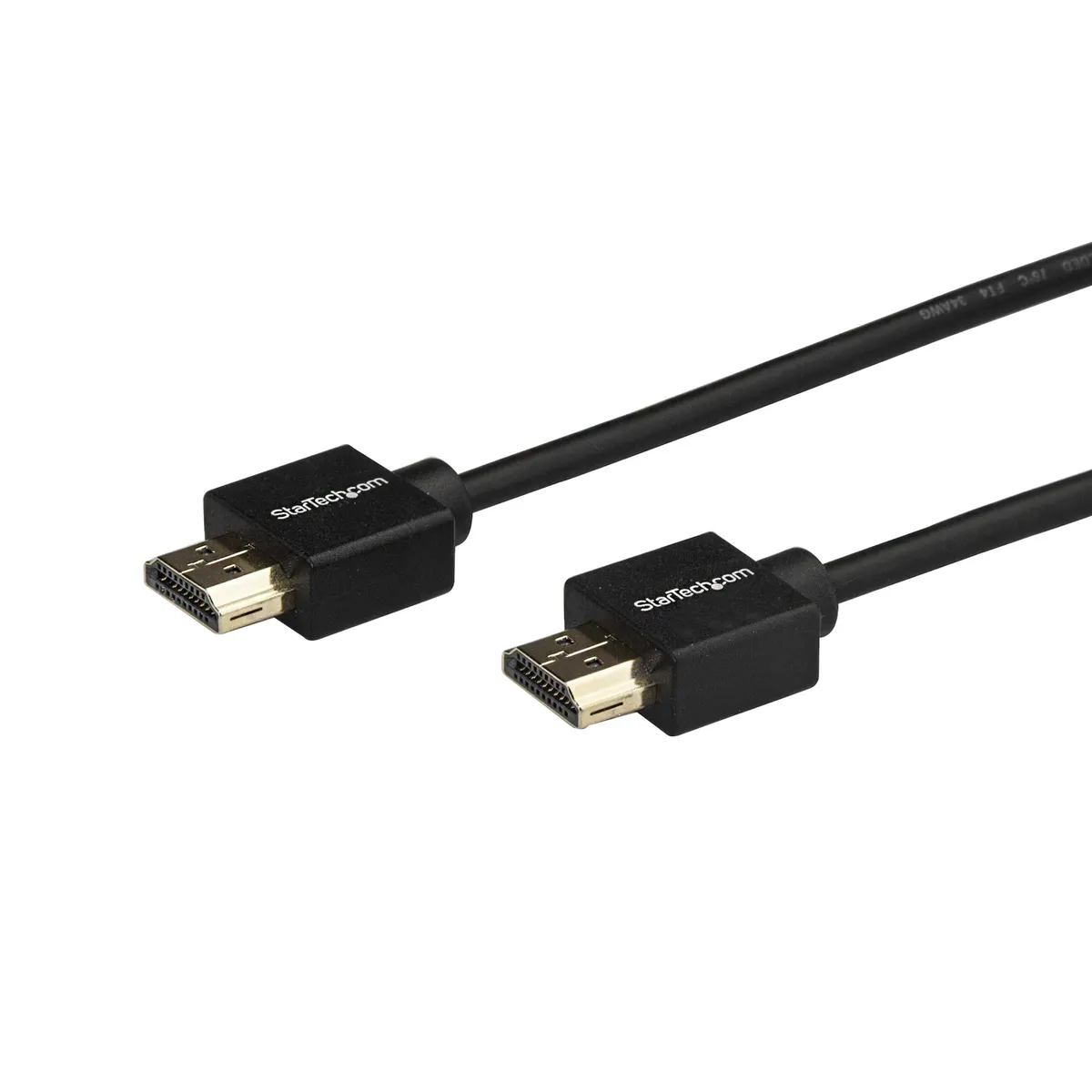 Startech.com HDMM2MLP HDMI kábel 2 m HDMI A-HDMI A arany érintkezők 2.0 3D ARC fekete #1