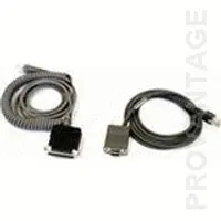 Datalogic CAB-434 RS232 PWR 9P női spirál 2,4 m