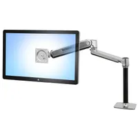 Ergotron 45-384-026 LX HD Sit-Stand asztali monitortartó 46" teherbírás 13,6 kg alumínium