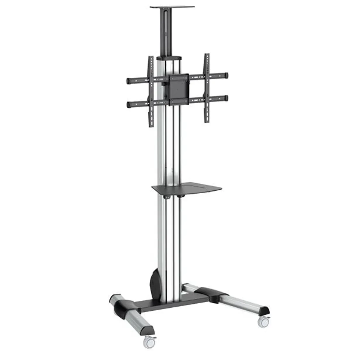 Startech.com STNDMTV70 gurulós állítható TV tartóállvány 32-75" VESA 200x200-600x400 mm, magasság 1110-1510 mm, döntési tartomány -12 és 5 fok, fekete #1