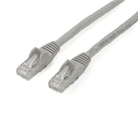 Startech.com N6PATC2MGR patch kábel cat6 utp RJ-45 és RJ-45 arany érintkezők szürke 2 m