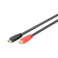 Assmann AK-330118-100-S HDMI A-típusú kábel 10 m arany érintkezők 3840x2160 fekete #1
