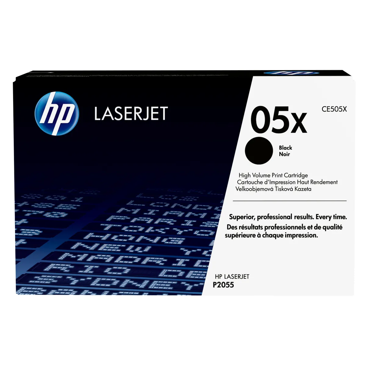 HP Inc. CE505X LaserJet tonerkazetta fekete nagy kapacitású 6 500 oldal #1
