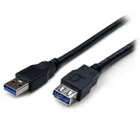 Startech.com USB3SEXT2MBK USB hosszabbító kábel USB-A USB-A 2 m USB 3.2 Gen 1 5 Gbps fekete