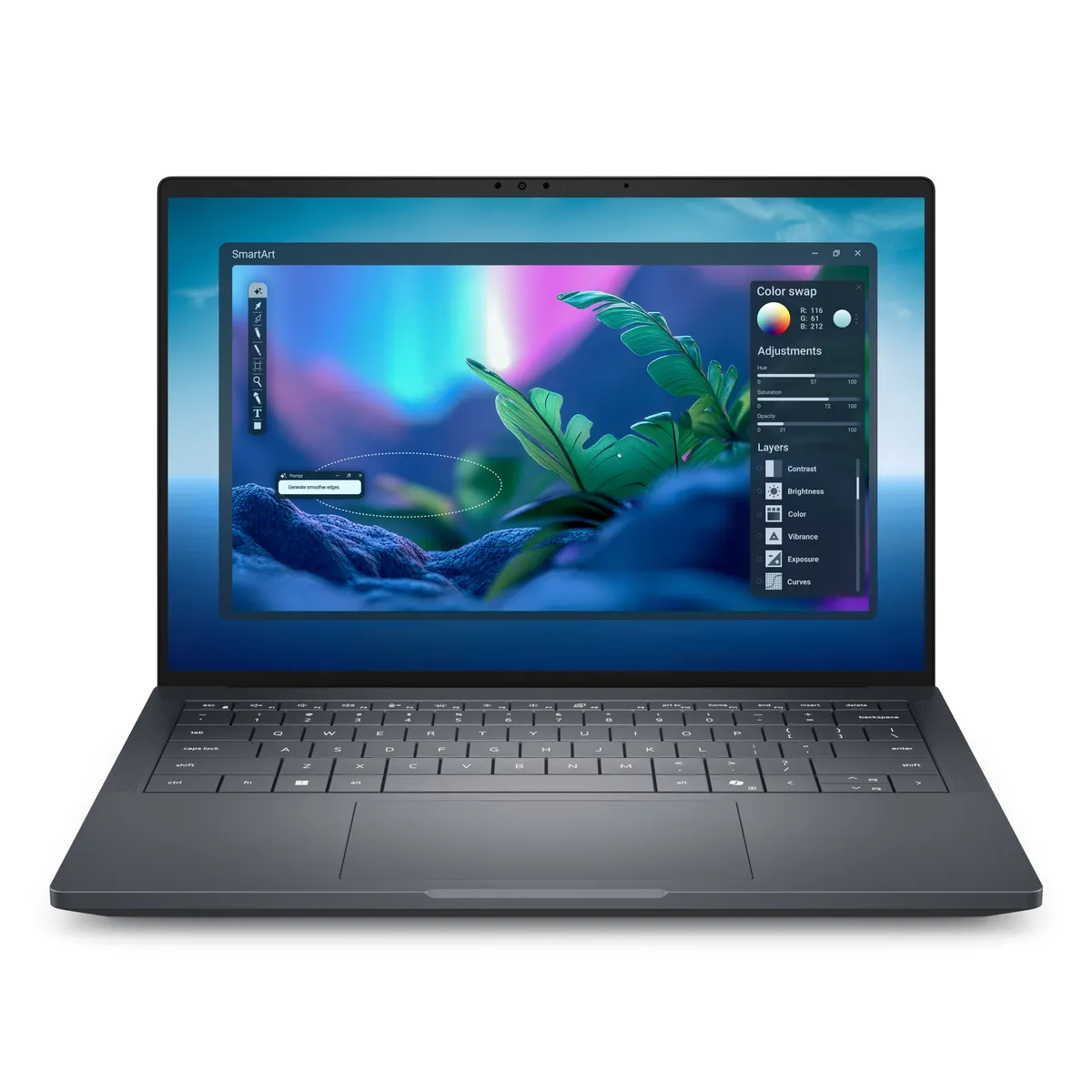 Dell BTO104_MA14250_EMEA Pro Max 14 Premium Core Ultra 7-265H 32GB 1TB RTX Pro 2000 Windows 11 Pro 14" WUXGA 1920x1200 Szürke #1