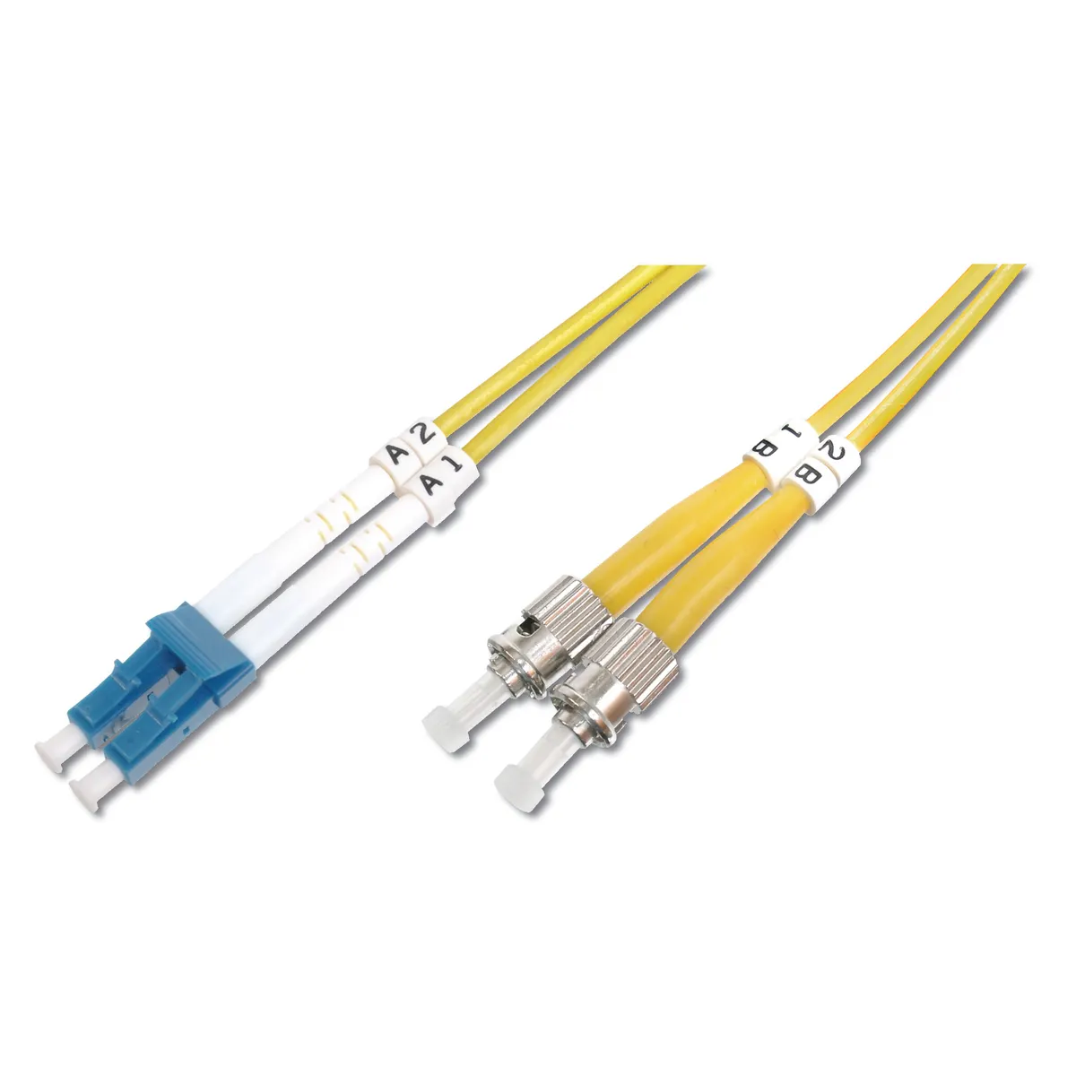 Assmann DK-2931-01 száloptikai patchkábel LC-ST OS2 1 m kábel típus: I-VH mag átmérője: 9 um #1