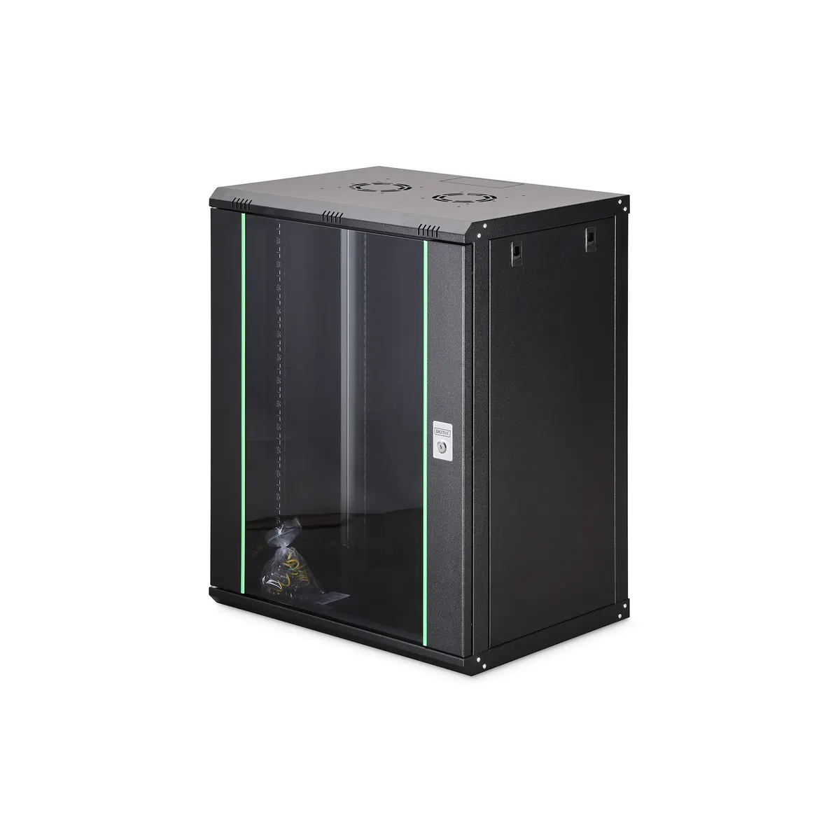 Assmann dn-19 16-u-ec-sw 60 kg ip20 fekete 600x450mm #1