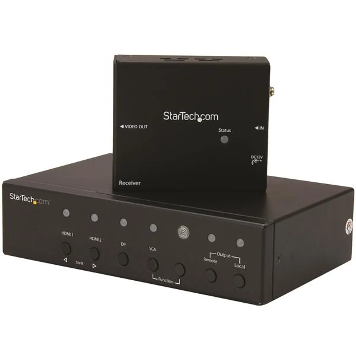 Startech.com STDHVHDBT VGA DP és HDMI átviteli extender CAT5e-CAT6 4K #1