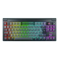 Cherry G80-3883HJAFR-22 MX 8.3 TKL Wireless AZERTY RGB háttérvilágítás 1,8 m USB RF Bluetooth mechanikus szürke