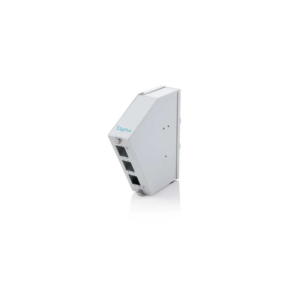 Assmann DN-96893 fiber optic DIN rail splice 6 SC SX LC DX szürke alumínium 45x161x177 mm #1