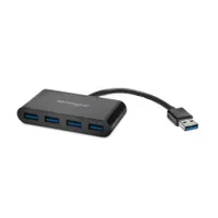 Kensington K39121EU UH4000 USB 3.0 4-Port Hub fekete