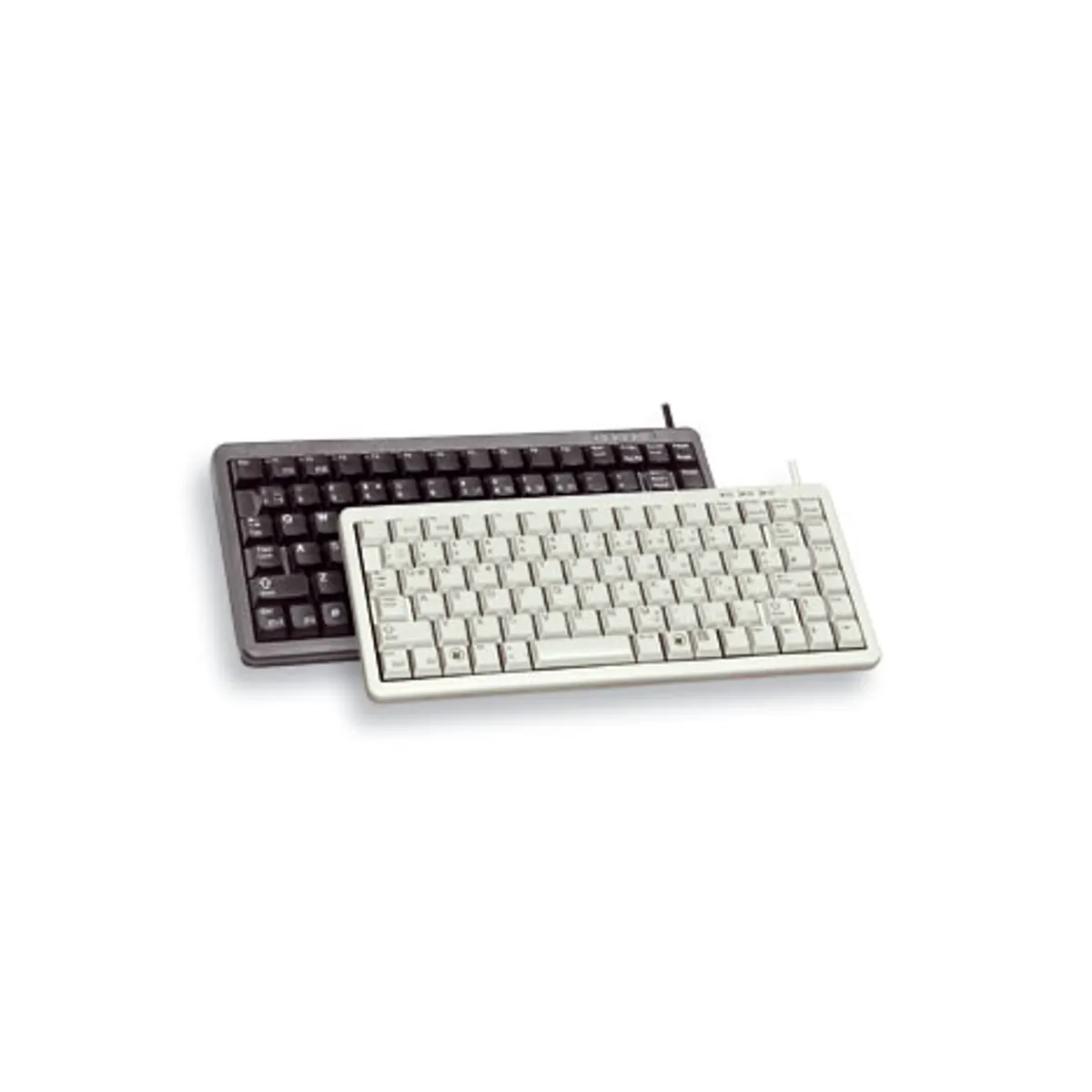 Cherry G84-4100LCMUS-0 kompakt billentyűzet 86 gombos US layout USB PS2, 1,75 m, szürke #1