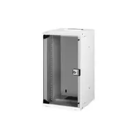Assmann DN-49104 12U falra szerelhető állvány IP20 kábelvezetés számítógépkeret sínek biztonsági kulcs szürke