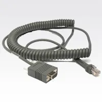 Zebra CBA-R03-C12PAR rs232 kábel db9f 3,6 m szürke
