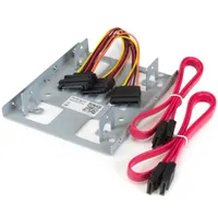 Startech.com BRACKET25X2 dual 2.5" hdd tartókeret rozsdamentes acél sata kábelek mellékelve