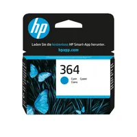 HP Inc. CB318EE#BA1 364 cián tintapatron festék alapú tinta, standard kapacitás, 300 oldal, 1 db