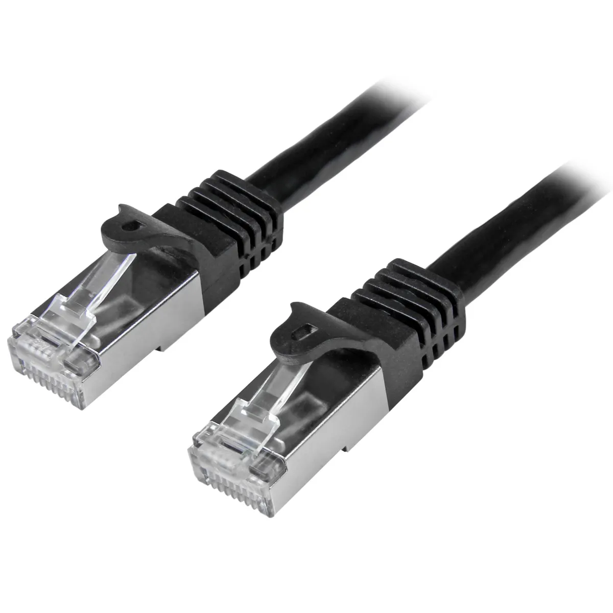 Startech.com N6SPAT3MBK Cat6 kábel SFTP 3 m RJ-45 to RJ-45 1000 Mbps fekete #1