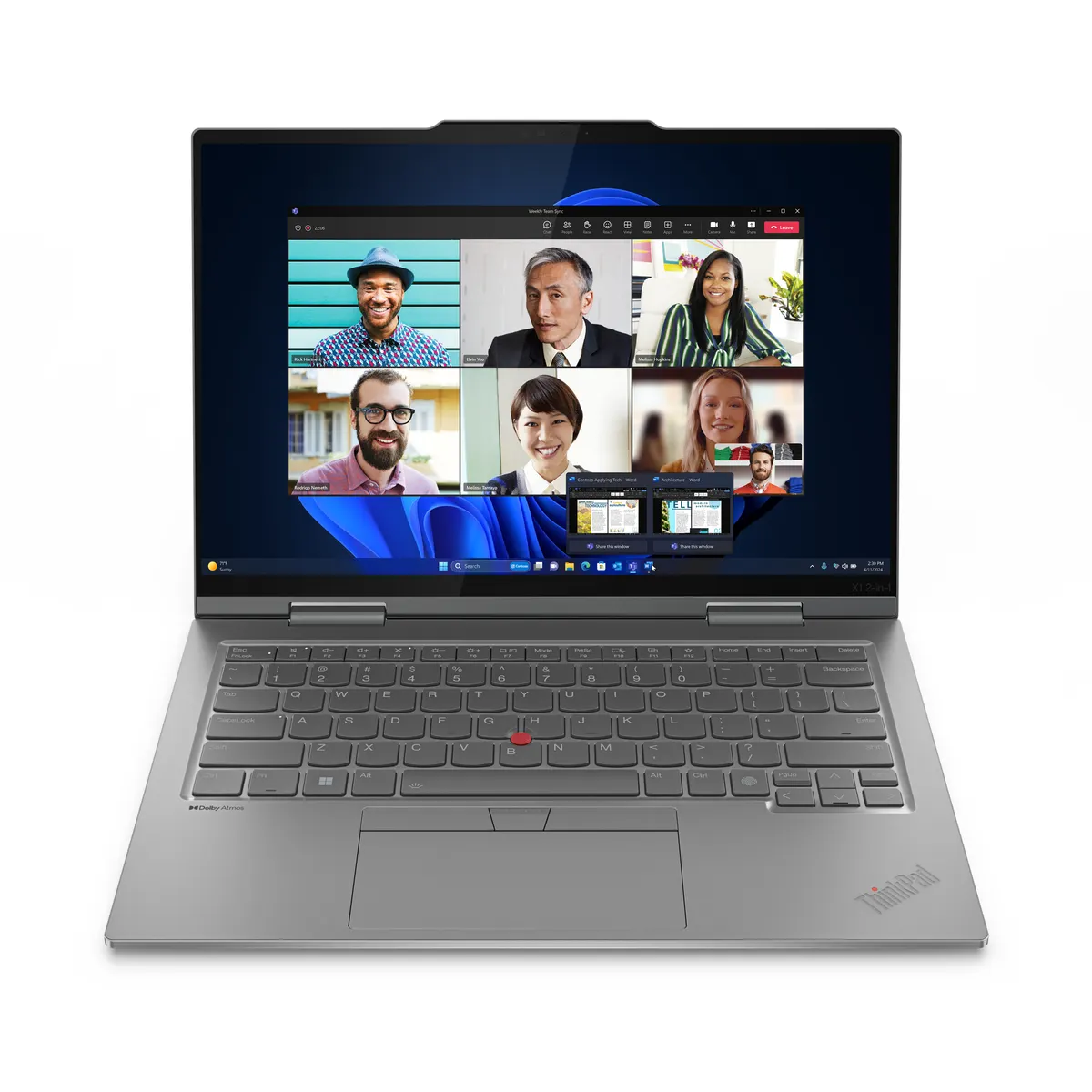 Lenovo 21KE0048HV ThinkPad X1 2-in-1 Gen 9 14" WUXGA 16GB LPDDR5x 512GB SSD Windows 11 Pro Szürke #1